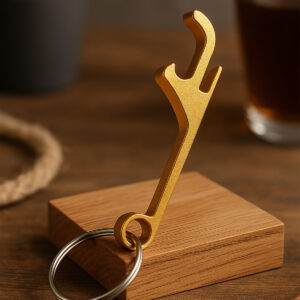 Keychain Bottle Opener – Lightweight Aluminum, Minimalist Design
