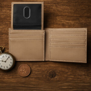 Bifold Men’s Wallet 115×90 mm – RFID (brown-black)