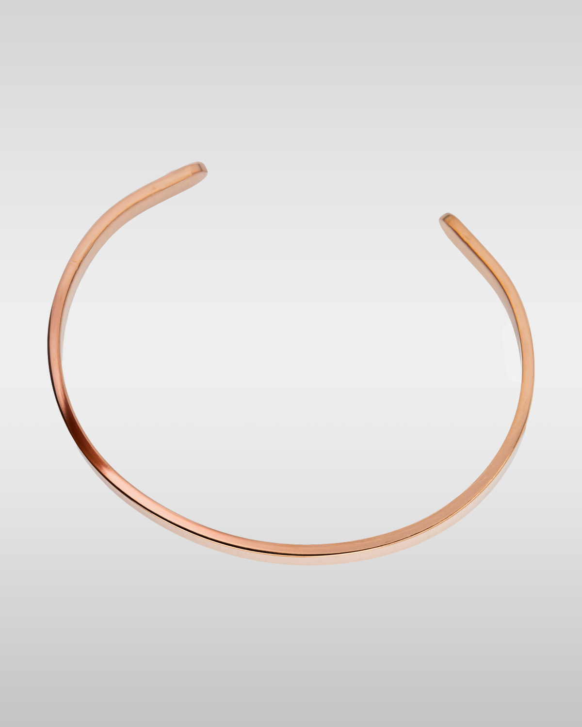 Rosé Gold Cuff Bracelet – Stainless Steel - Image 2