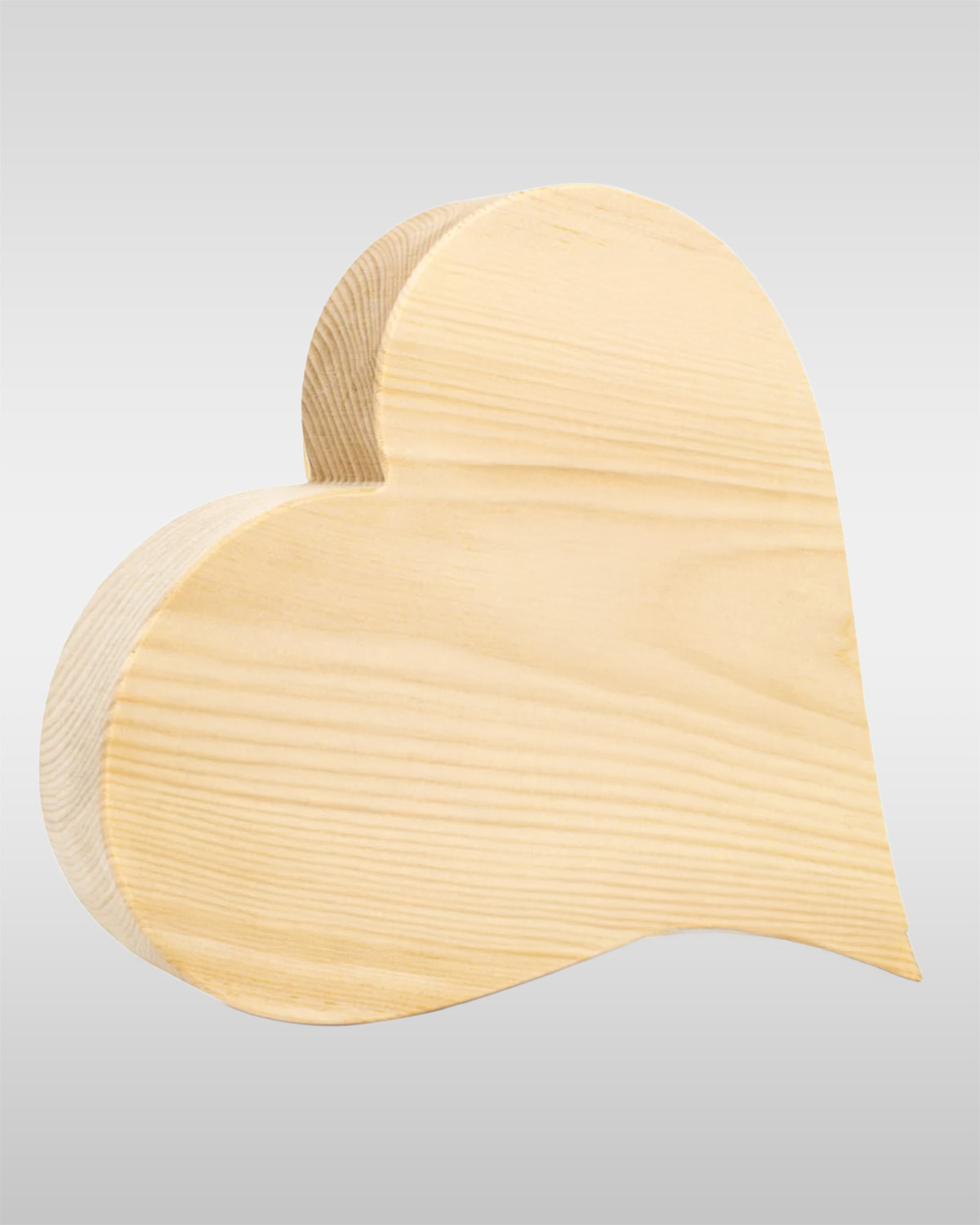 Handcrafted Memorial Heart – Solid Swiss Stone Pine (Arolla Pine) - Image 4