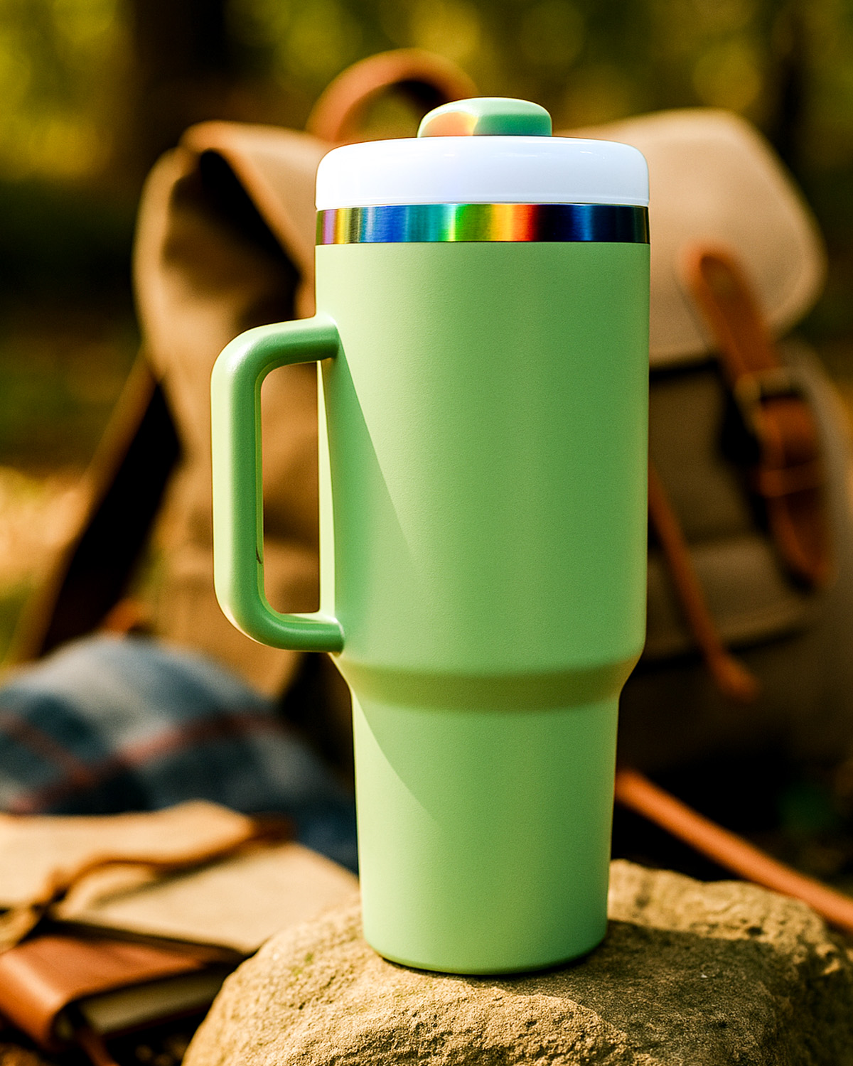 Adventure Tumbler – 40oz (Rainbow Nature Edition) - Image 4