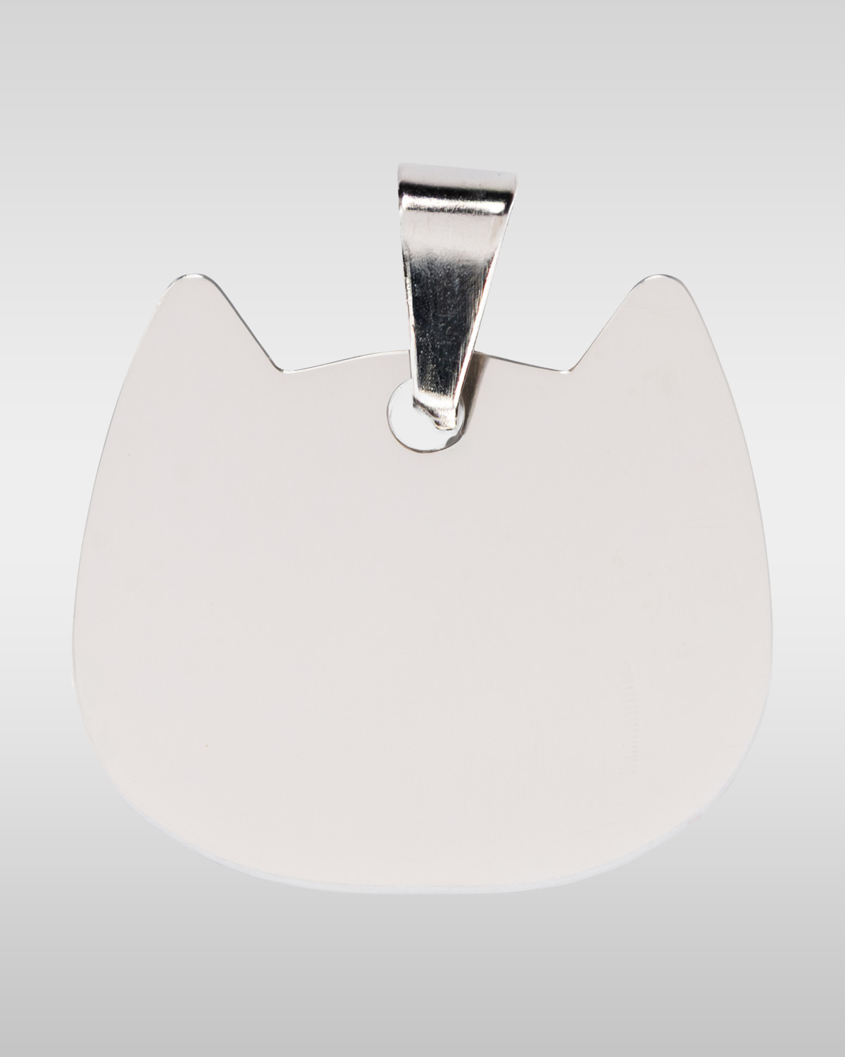 Elegant Cat Pendant – Stainless Steel, 30×30 mm - Image 4