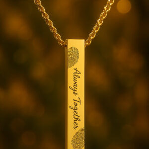 Bar Pendant – Stainless Steel, 5×5×40 mm