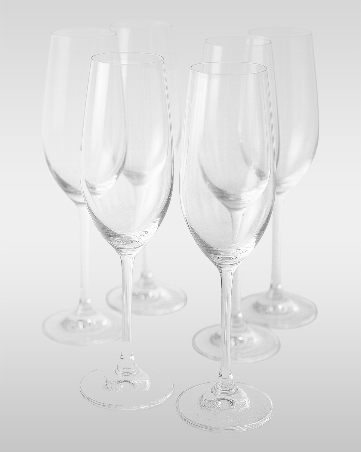 Champagne Glasses – 22 cl Crystal Elegance (Single or Set of 6) - Image 3