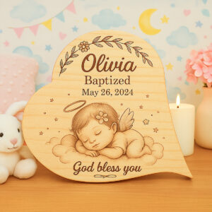 Handcrafted Memorial Heart – Solid Swiss Stone Pine (Arolla Pine)